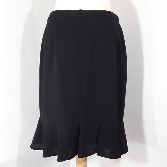 INC black elegant trumpet skirt - Picture 4 of 7